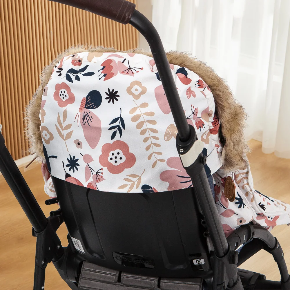 0-24Months Baby Carriage Sack Winter Warm Thicker Envelope For Discharge Stroller Footmuff Universal Pram Cover