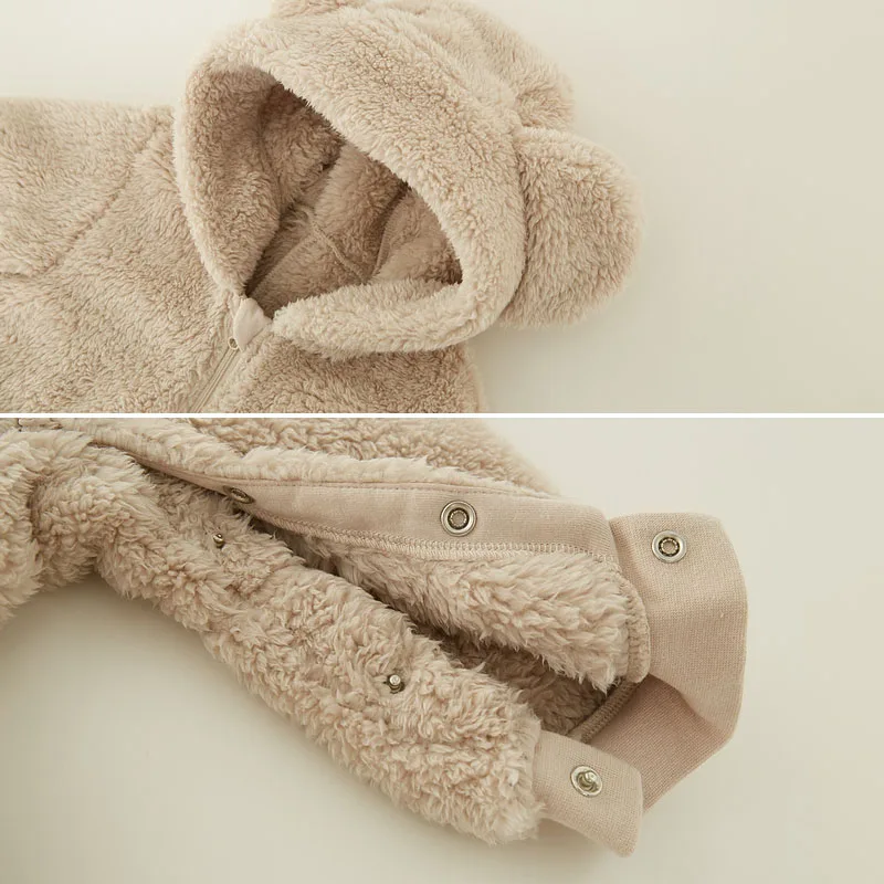 0-2Y Newborn Baby Rompers Spring Autumn Warm Fleece Baby Boys Costume Baby Girls Clothing Animal Overall Baby Outwear 0-2Y Newborn Baby Rompers Spring Autumn Warm Fleece Baby Boys Costume Baby Girls Clothing Animal Overall Baby Outwear