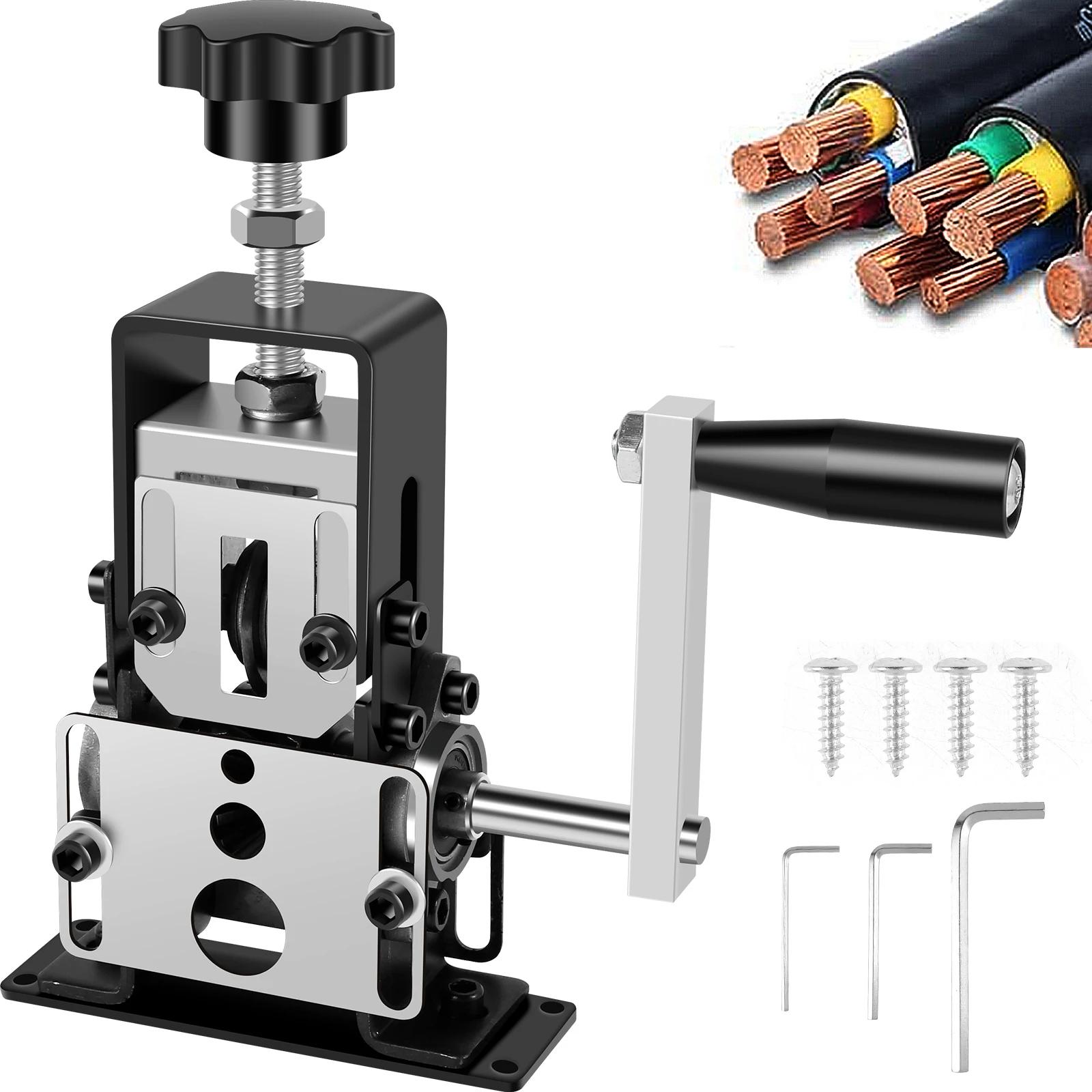 1-70mm Wire Stripper Manual Wire Stripping Tool Portable Electric Drill Powered Copper Scrap Wire Peeler Hand Crank 1-70mm Wire Stripper Manual Wire Stripping Tool Portable Electric Drill Powered Copper Scrap Wire Peeler Hand Crank