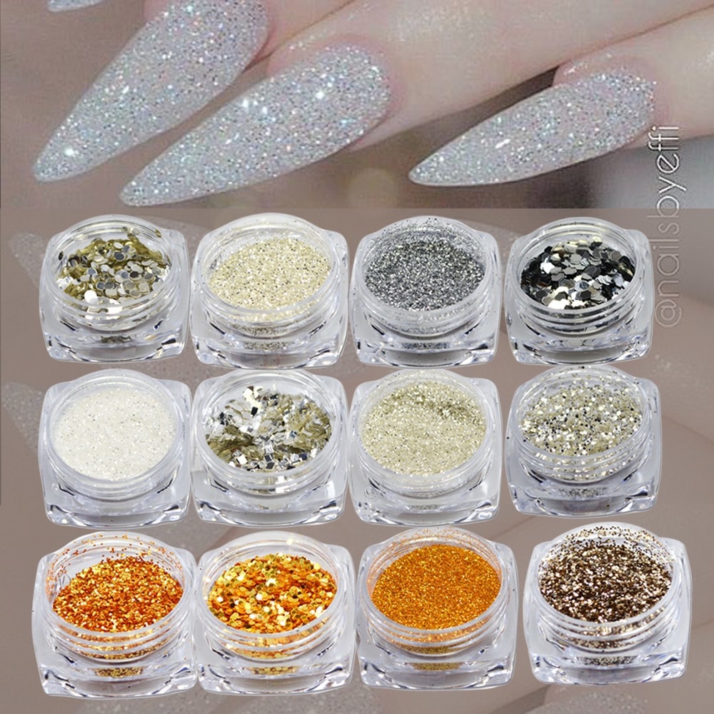 1 Bottle Shining Nail Glitter Powder 1 Bottle Shining Nail Glitter Powder
