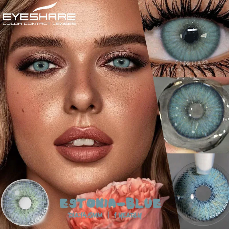 1 Pair Colorful Contact Lenses for Eyes Fashion Blue Eye Lenses Green Lenses Gray Eye Contacts Yearly Lens Eye Contact 1 Pair Colorful Contact Lenses for Eyes Fashion Blue Eye Lenses Green Lenses Gray Eye Contacts Yearly Lens Eye Contact