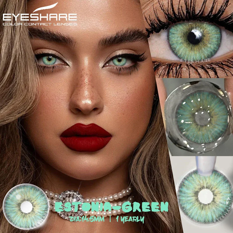 1 Pair Colorful Contact Lenses for Eyes Fashion Blue Eye Lenses Green Lenses Gray Eye Contacts Yearly Lens Eye Contact 1 Pair Colorful Contact Lenses for Eyes Fashion Blue Eye Lenses Green Lenses Gray Eye Contacts Yearly Lens Eye Contact