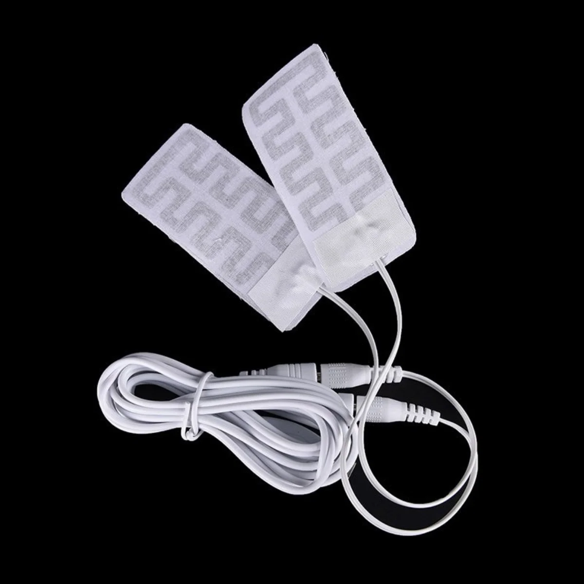 1 Pair Electric USB Gloves Heater Carbon Fiber Cloth Heated Gloves Pad