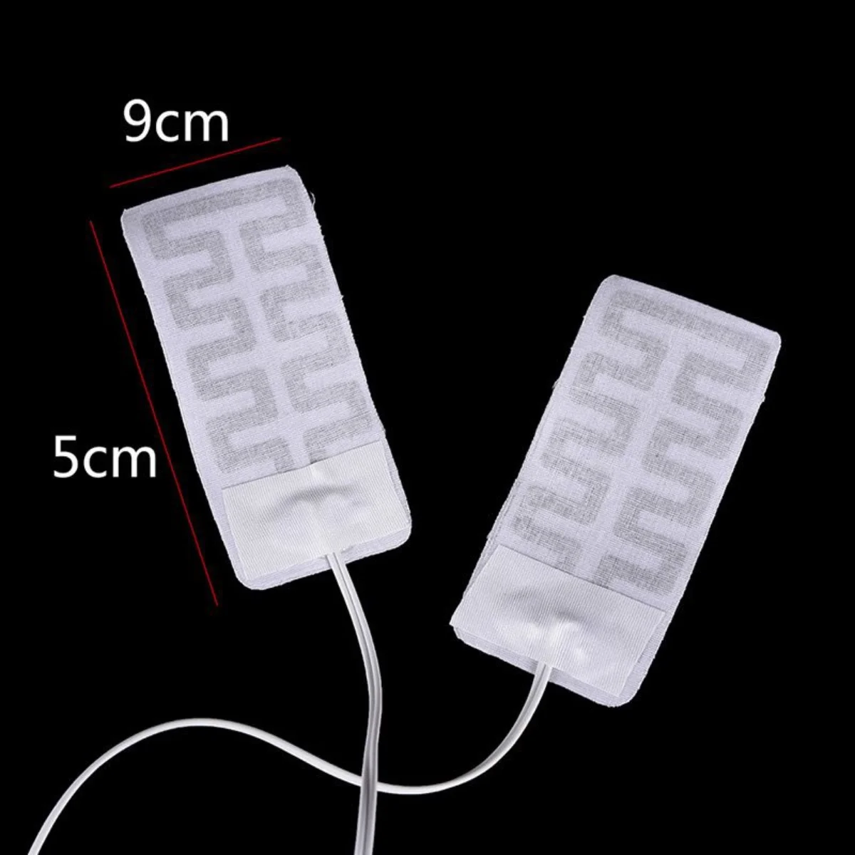 1 Pair Electric USB Gloves Heater Carbon Fiber Cloth Heated Gloves Pad