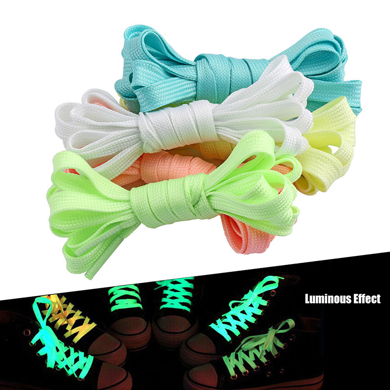 1 Pair Luminous Shoelaces Sneakers Sports Shoes Laces Glow In The Dark Night Shoestrings Reflective Shoelaces 1 Pair Luminous Shoelaces Sneakers Sports Shoes Laces Glow In The Dark Night Shoestrings Reflective Shoelaces