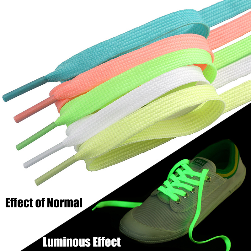 1 Pair Luminous Shoelaces Sneakers Sports Shoes Laces Glow In The Dark Night Shoestrings Reflective Shoelaces 1 Pair Luminous Shoelaces Sneakers Sports Shoes Laces Glow In The Dark Night Shoestrings Reflective Shoelaces