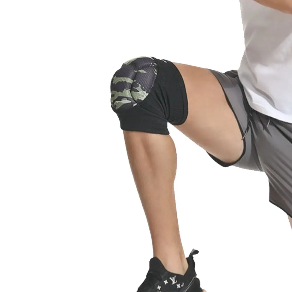 1 Pair Protective Thick Sponge Knee Pads Knee Brace – High Elastic Non-Slip Basketball Volleyball Knee Sleeves Support