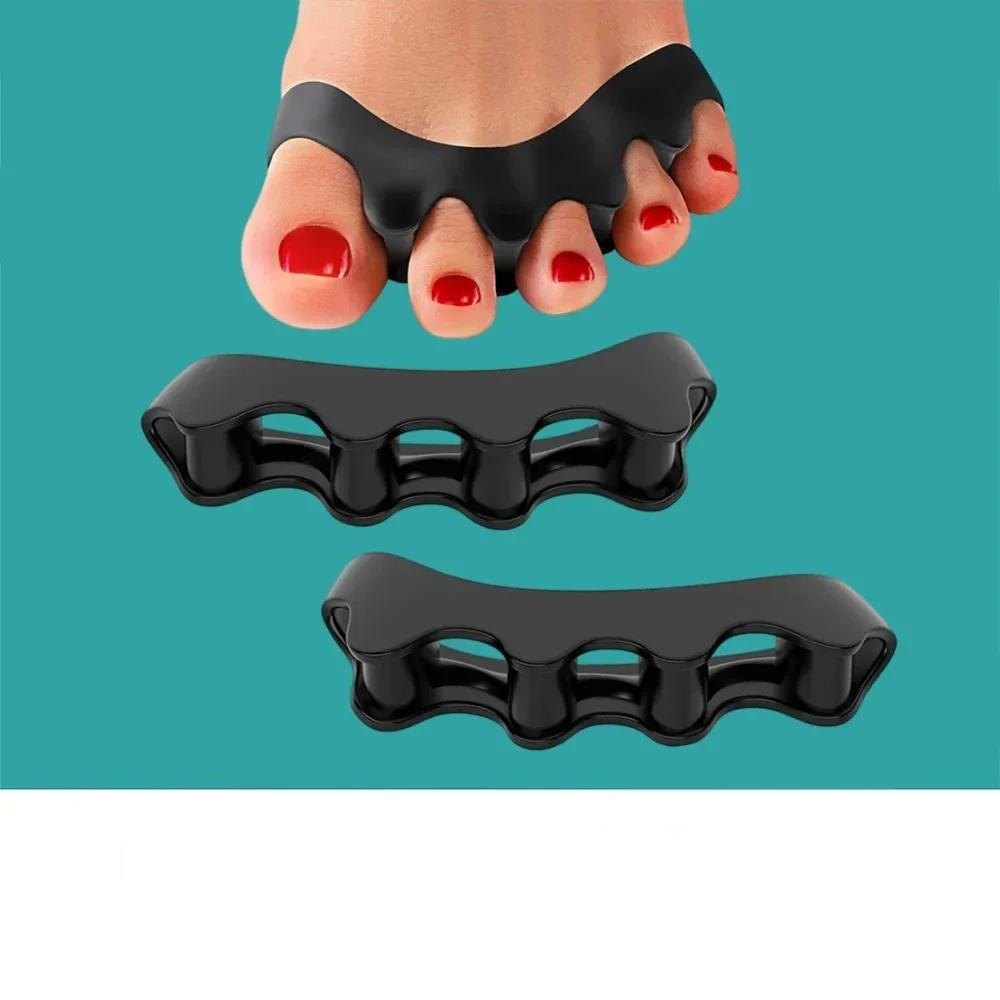 1 Pair Silicone Toe Separator Bunion Corrector Hammer Toe Corrector Soft Silicone Material for Toe Separation Foot Care 1 Pair Silicone Toe Separator Bunion Corrector Hammer Toe Corrector Soft Silicone Material for Toe Separation Foot Care