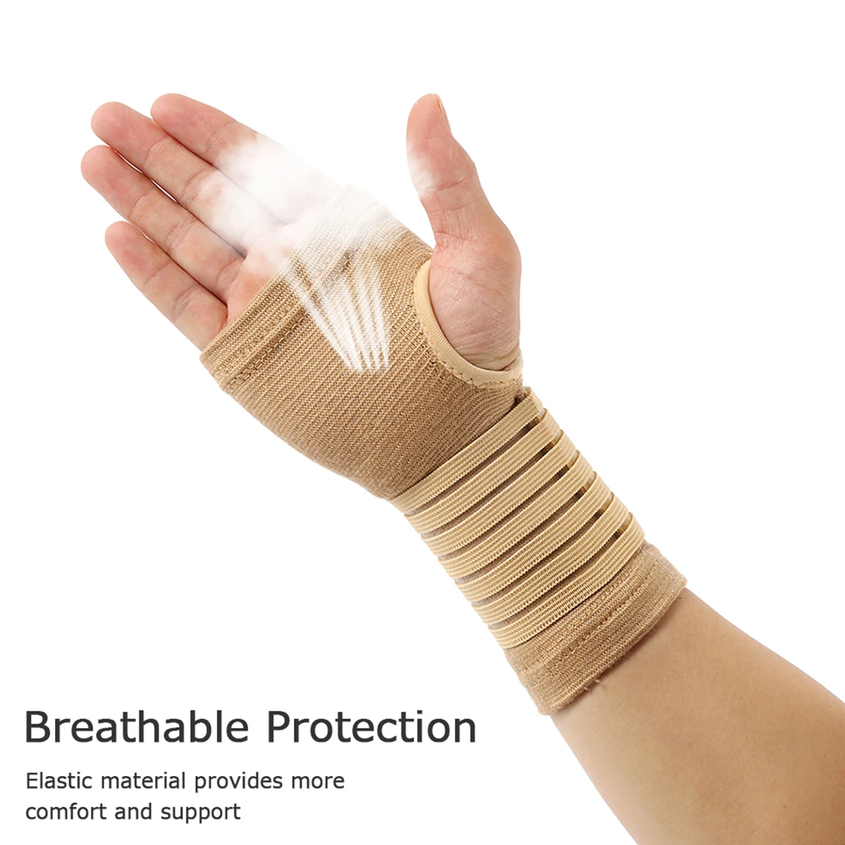 1 Pair Sports Safety Wristband Elastic Bandage Wrist Guard Support Arthritis Sprain Band Carpal Protector Hand Shaping 1 Pair Sports Safety Wristband Elastic Bandage Wrist Guard Support Arthritis Sprain Band Carpal Protector Hand Shaping