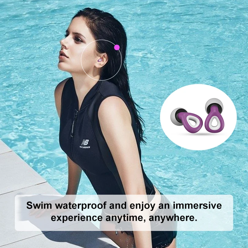 1 Set Ear Plugs For Sleeping Tapones Para Dormir Noise Reduction Waterproof Swimming Ear Plug Protection Oordopjes 1 Set Ear Plugs For Sleeping Tapones Para Dormir Noise Reduction Waterproof Swimming Ear Plug Protection Oordopjes