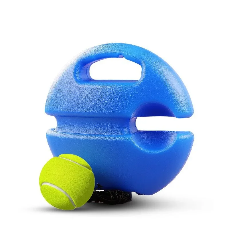 1 Set Tennis Trainer With Tennis Bounce Ball And Practice Ropes, Suitable For Indoor Outdoor Tennis Training Padel