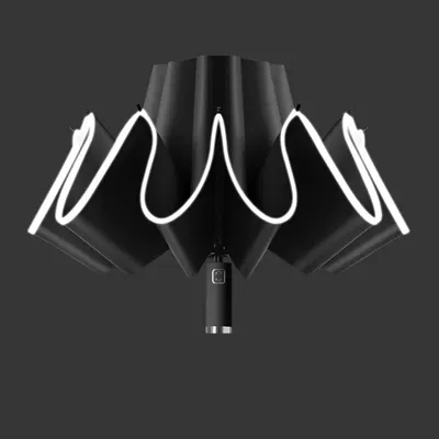 10 Bones Umbrella Large Windproof Automatic Reverse Folding 10 Bones Umbrella Large Windproof Automatic Reverse Folding