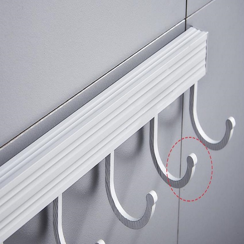 10 Hooks Aluminum Kitchen Utensil Rack 10 Hooks Aluminum Kitchen Utensil Rack