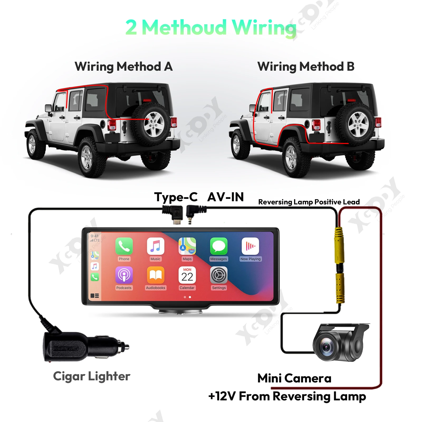 10 Inch 4K Dash Cam Wireless Carplay Android Auto Car DVR GPS WiFi Navigation Rearview Camera Dashboard Video 10 Inch 4K Dash Cam Wireless Carplay Android Auto Car DVR GPS WiFi Navigation Rearview Camera Dashboard Video
