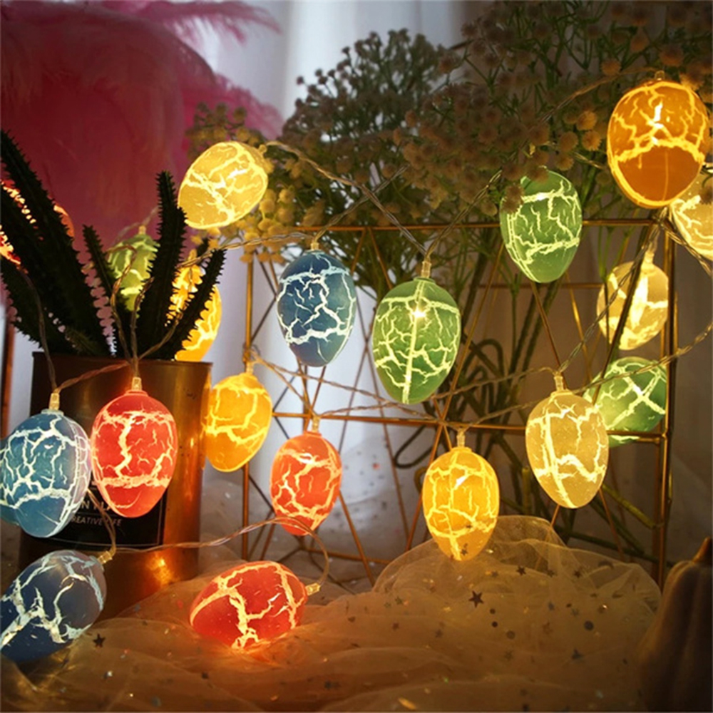 10 LED Easter Egg String Lights