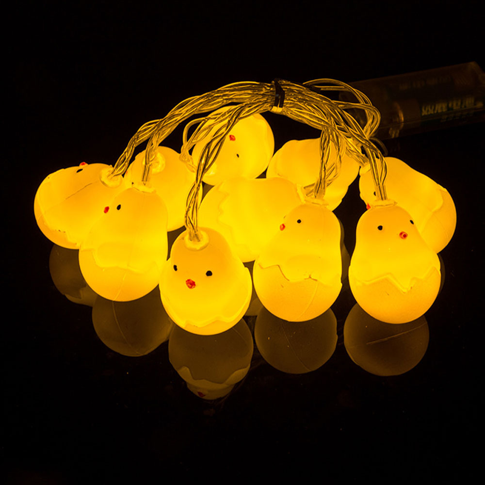 10 LED Easter Egg String Lights 10 LED Easter Egg String Lights
