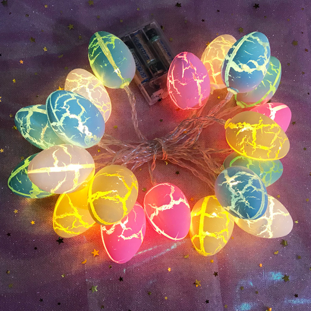 10 LED Easter Egg String Lights 10 LED Easter Egg String Lights