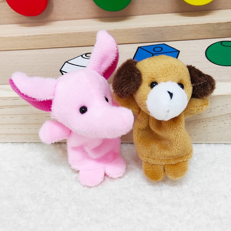 10 Pcs Cartoon Hand Doll Finger Puppet Baby Children Story Early Education Soothing Doll Plush Toy 10 Pcs Cartoon Hand Doll Finger Puppet Baby Children Story Early Education Soothing Doll Plush Toy