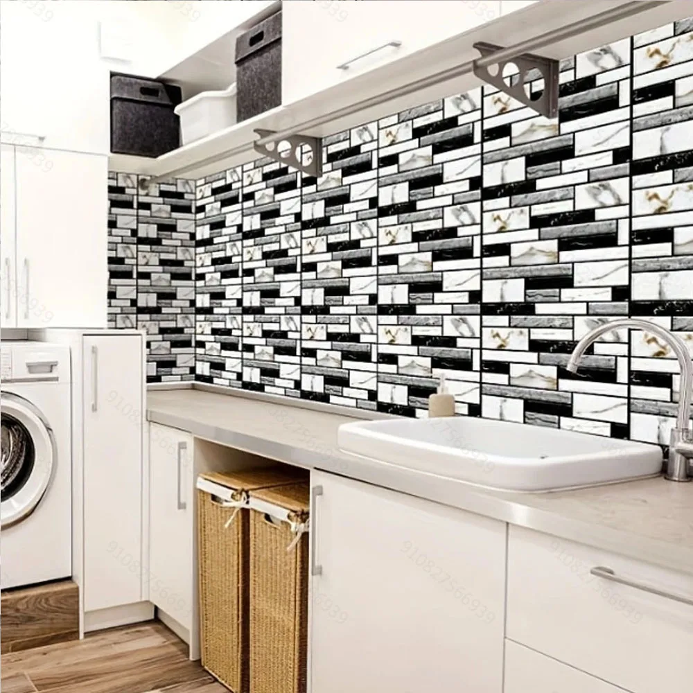 10 Pcs Self Adhesive Tile Wall Sticker Home Decor 3d Pvc Sticker Covers For Kitchen Cupboard Bathroom Waterproof 10 Pcs Self Adhesive Tile Wall Sticker Home Decor 3d Pvc Sticker Covers For Kitchen Cupboard Bathroom Waterproof