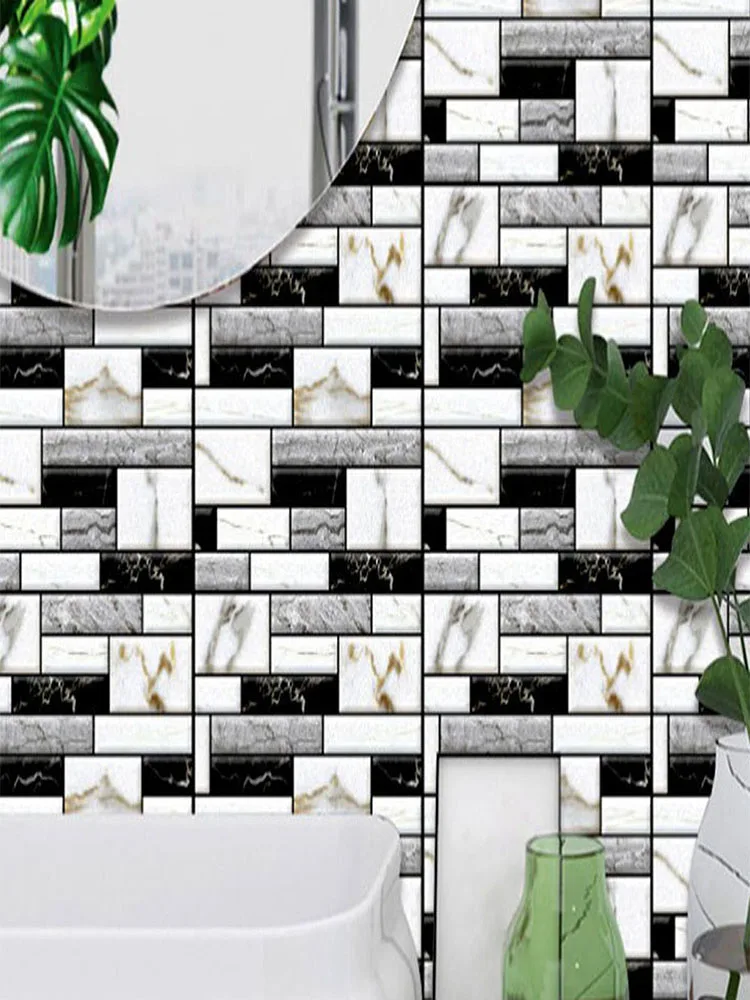10 Pcs Self Adhesive Tile Wall Sticker Home Decor 3d Pvc Sticker Covers For Kitchen Cupboard Bathroom Waterproof 10 Pcs Self Adhesive Tile Wall Sticker Home Decor 3d Pvc Sticker Covers For Kitchen Cupboard Bathroom Waterproof