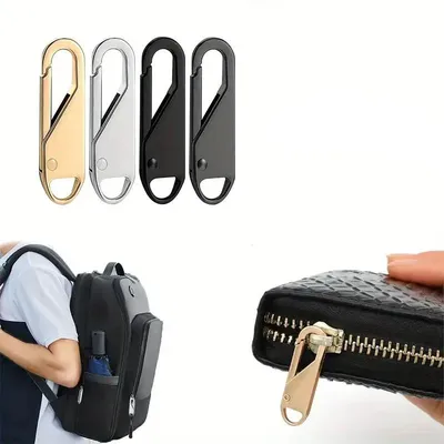 10 Pcs Zipper Slider Puller Instant Zipper Repair Bag Replacement Bad Buckle Travel Bag Suitcase Zipper Head DIY Sewing 10 Pcs Zipper Slider Puller Instant Zipper Repair Bag Replacement Bad Buckle Travel Bag Suitcase Zipper Head DIY Sewing