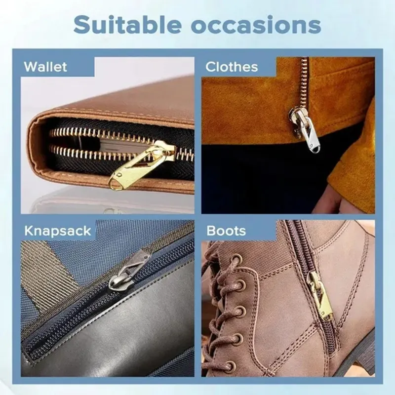 10 Pcs Zipper Slider Puller Instant Zipper Repair Bag Replacement Bad Buckle Travel Bag Suitcase Zipper Head DIY Sewing 10 Pcs Zipper Slider Puller Instant Zipper Repair Bag Replacement Bad Buckle Travel Bag Suitcase Zipper Head DIY Sewing