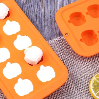 10 Slot Silicone Pumpkin Mold