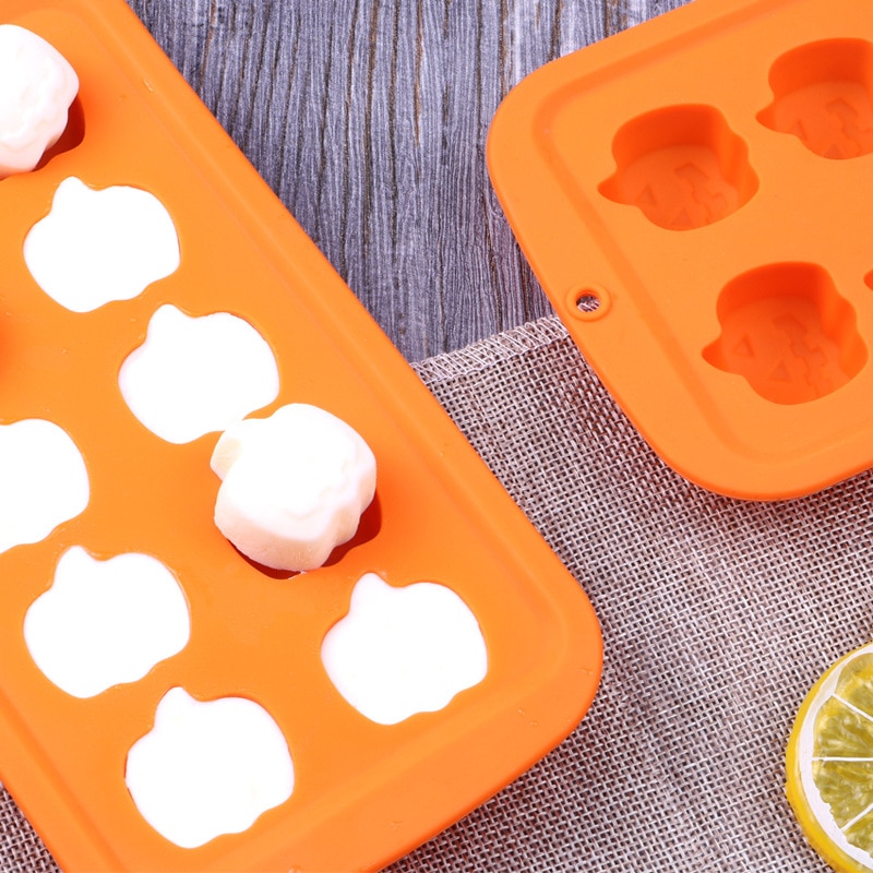 10 Slot Silicone Pumpkin Mold