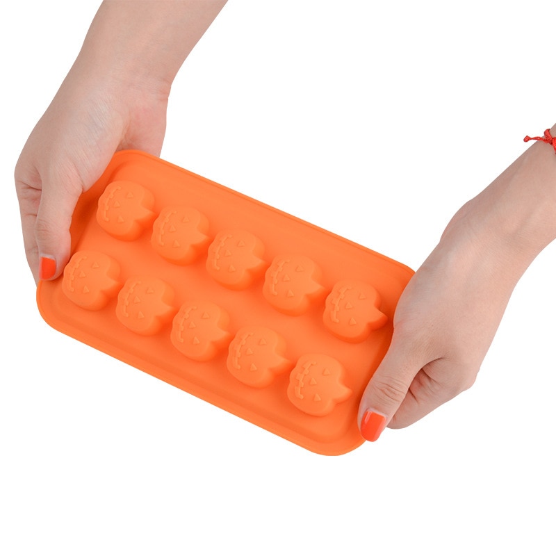 10 Slot Silicone Pumpkin Mold 10 Slot Silicone Pumpkin Mold