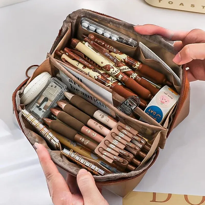 10-tier Card-pibara High-capacity Transparent Pen Bag with Beautiful Appearance, Multi-functional Pencil Case for 10-tier Card-pibara High-capacity Transparent Pen Bag with Beautiful Appearance, Multi-functional Pencil Case for