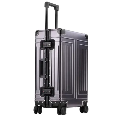 100% Aluminum-Magnesium Alloy Travel Suitcase Rolling Luggage 20/24/28 inch Trolley Luggage Carry-On Cabin Suitcase 100% Aluminum-Magnesium Alloy Travel Suitcase Rolling Luggage 20/24/28 inch Trolley Luggage Carry-On Cabin Suitcase