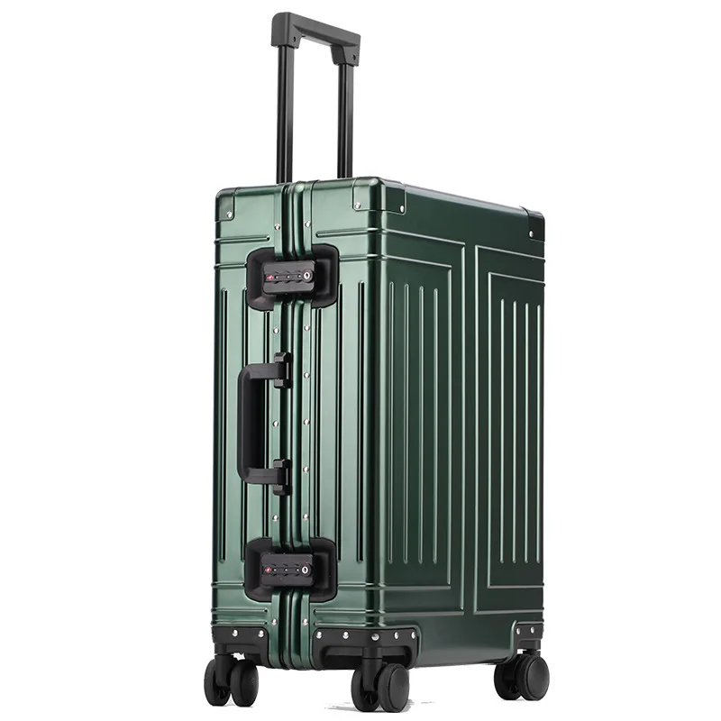 100% Aluminum-Magnesium Alloy Travel Suitcase Rolling Luggage 20/24/28 inch Trolley Luggage Carry-On Cabin Suitcase 100% Aluminum-Magnesium Alloy Travel Suitcase Rolling Luggage 20/24/28 inch Trolley Luggage Carry-On Cabin Suitcase