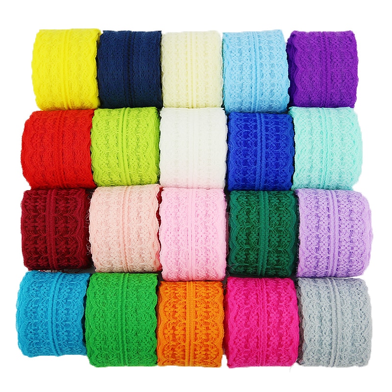 100% Cotton Lace Ribbon (5 Yards)