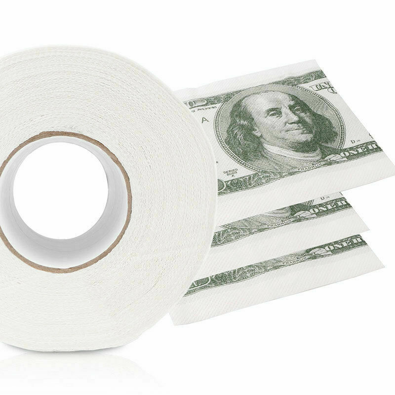 100 Dollar Bill Toilet Paper Bathroom Tissue 100 Dollar Bill Toilet Paper Bathroom Tissue
