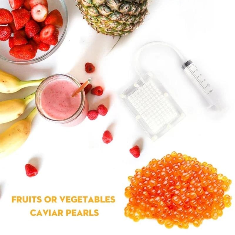 100 Hole Caviar Maker Kit with Strainer 100 Hole Caviar Maker Kit with Strainer