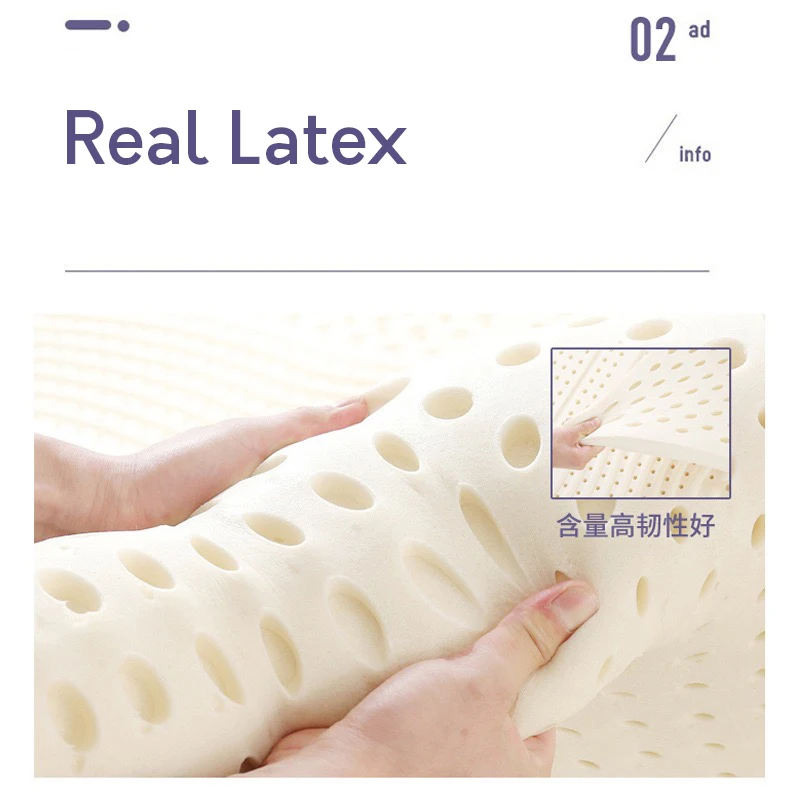 100% Natural Latex Mattress Real Latex Liquid Mattress Home Single Double Mats with Cover Top Luxury Latex Mattress