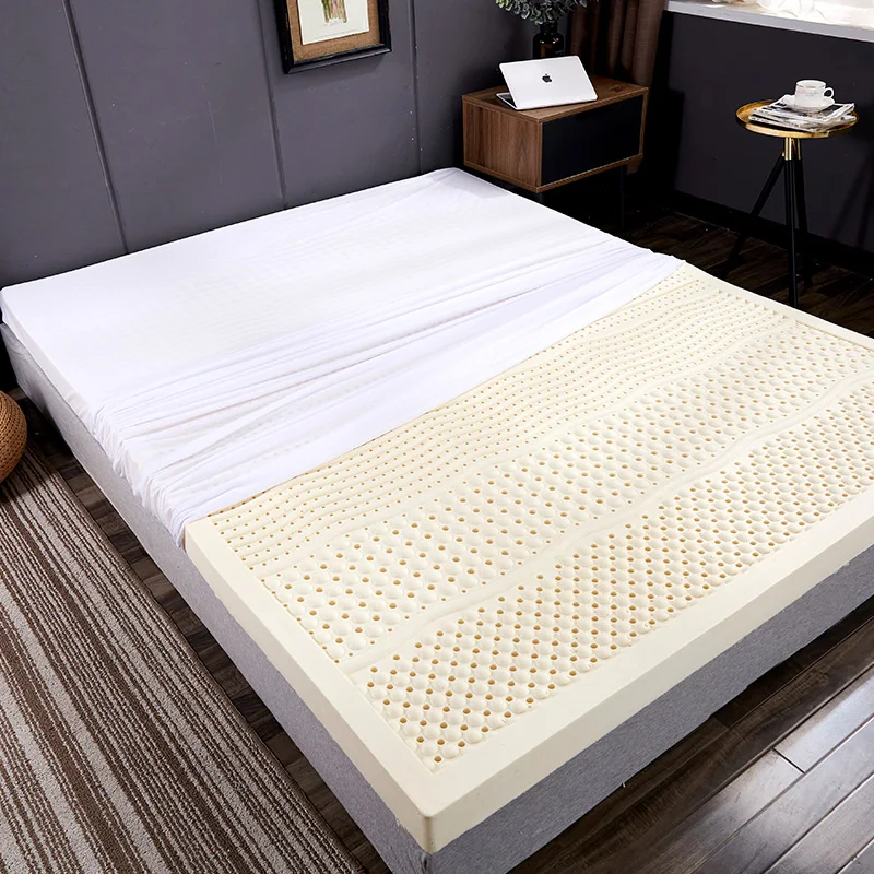 100% Natural Latex Mattress Real Latex Liquid Mattress Home Single Double Mats with Cover Top Luxury Latex Mattress
