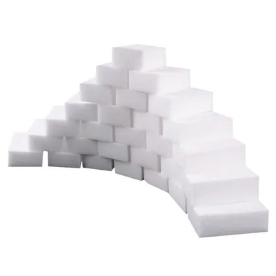 100 pcs Melamine Sponge Magic Sponge Eraser Melamine Cleaner for Kitchen Office Bathroom Home Nano Cleaning Sponges