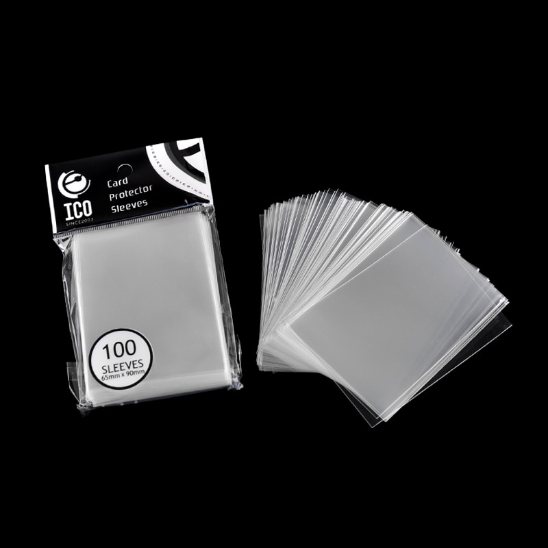 100 Pieces Transparent Card Sleeves 100 Pieces Transparent Card Sleeves