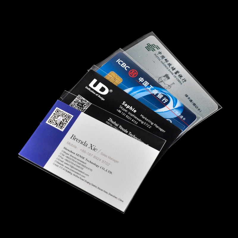 100 Pieces Transparent Card Sleeves 100 Pieces Transparent Card Sleeves