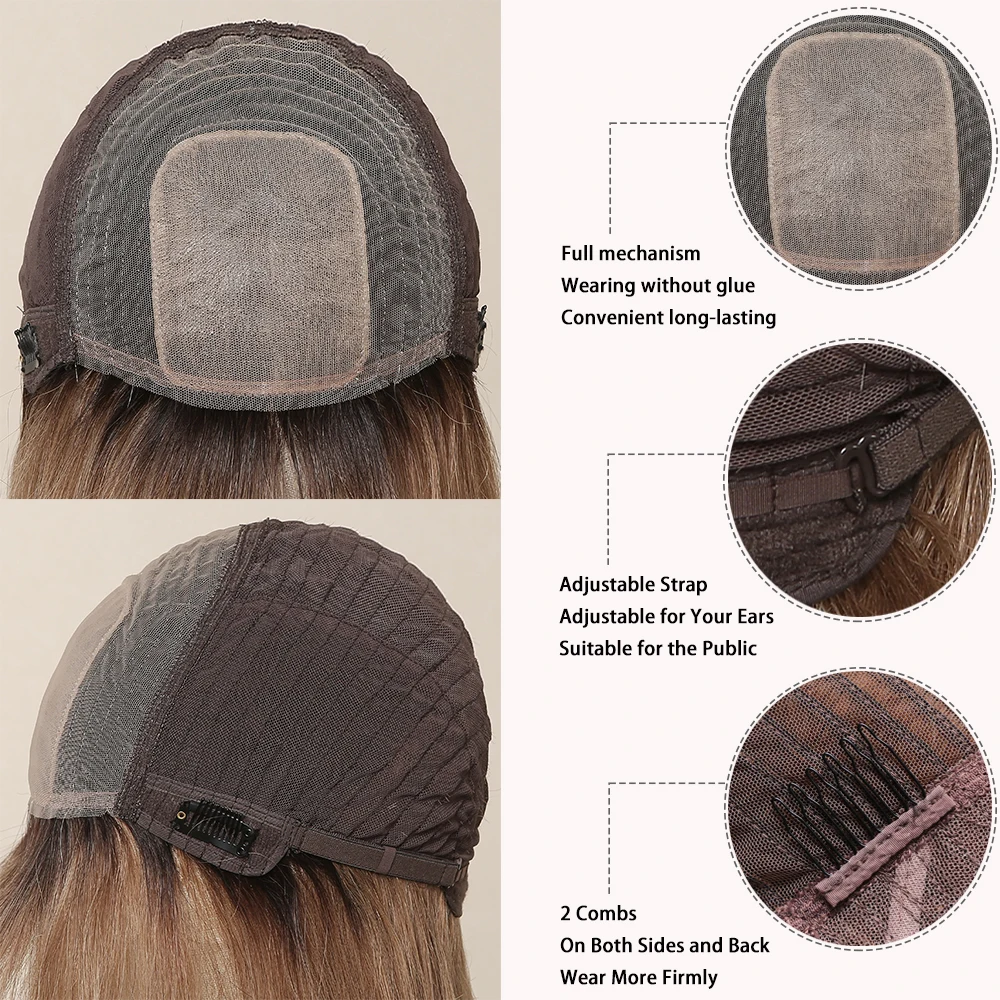 100% Remy Human Hair Honey Blonde Short Straight Bob Wigs with Bangs Human Hair Wig Machine Made 10inches Wig for Women 100% Remy Human Hair Honey Blonde Short Straight Bob Wigs with Bangs Human Hair Wig Machine Made 10inches Wig for Women