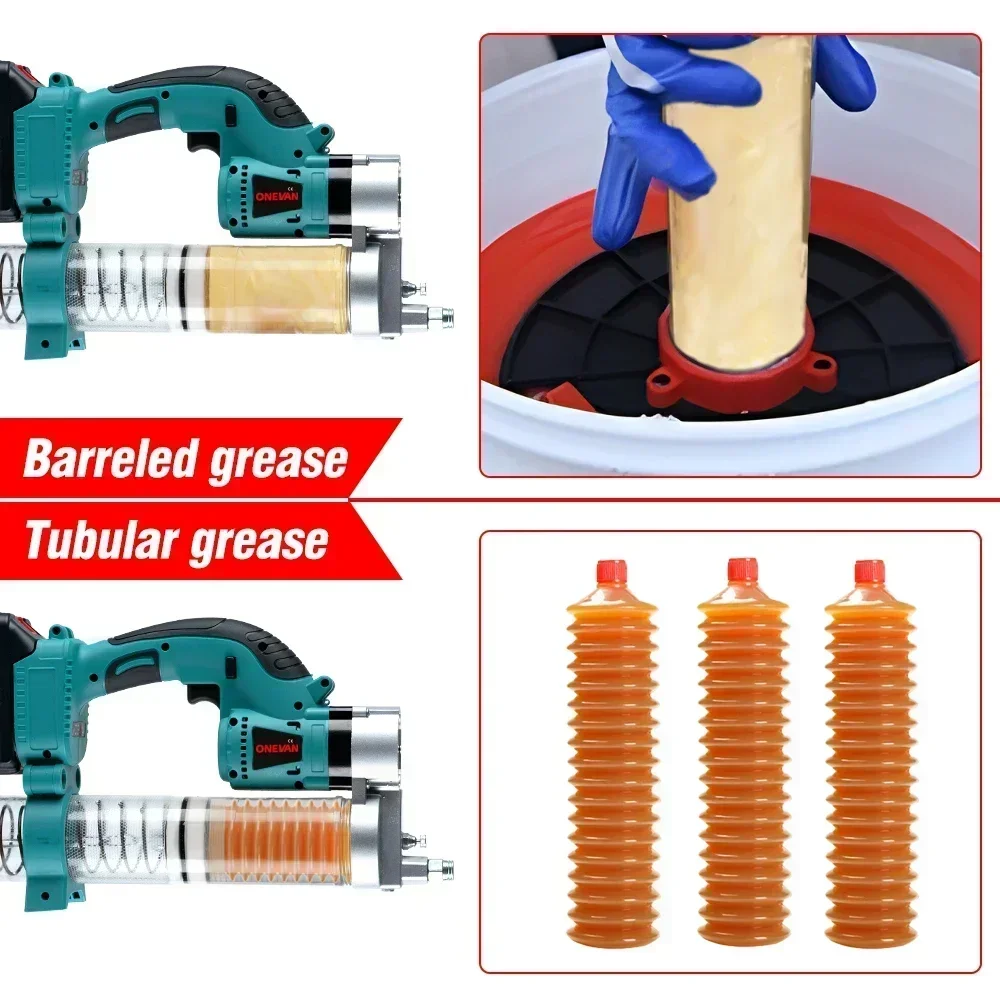 10000PSL Cordless Rechargeable Electric Grease Machine High Pressure Car Lubricating Oil Tool For Makita 18v Battery 10000PSL Cordless Rechargeable Electric Grease Machine High Pressure Car Lubricating Oil Tool For Makita 18v Battery