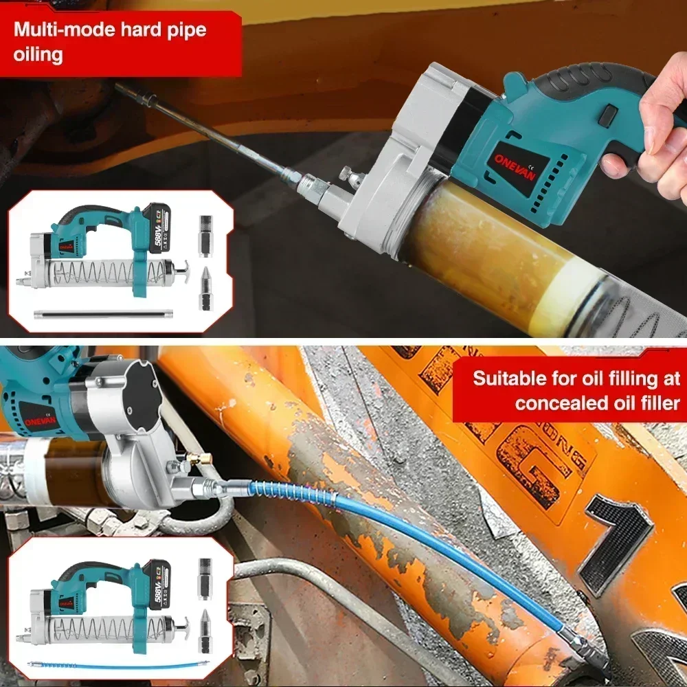 10000PSL Cordless Rechargeable Electric Grease Machine High Pressure Car Lubricating Oil Tool For Makita 18v Battery 10000PSL Cordless Rechargeable Electric Grease Machine High Pressure Car Lubricating Oil Tool For Makita 18v Battery