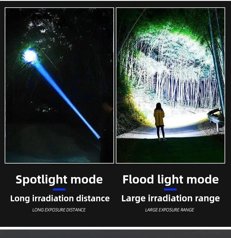 10000W Built-in Battery Flash Light Emergency Spotlights 9km 990000000LM Most Powerful Led Flashlights Tactical Torch 10000W Built-in Battery Flash Light Emergency Spotlights 9km 990000000LM Most Powerful Led Flashlights Tactical Torch
