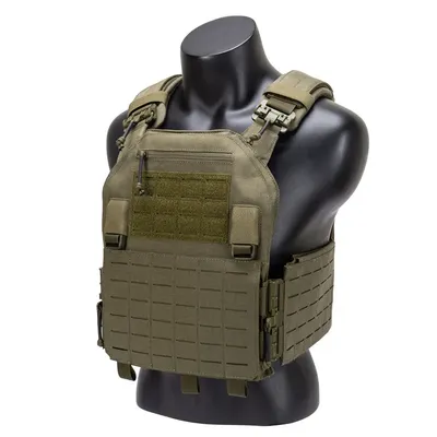 1000d Nylon Chaleco Tactico Vest Ranger-Green Tactical Gear 25x30cm Plate Carrier Molle Tactical Vest for Outdoor