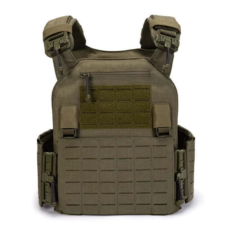 1000d Nylon Tactical Vest Ranger-Green or Black or Khaki Color Tactical Gear 25x30cm Plate Carrier Molle Tactical Vest