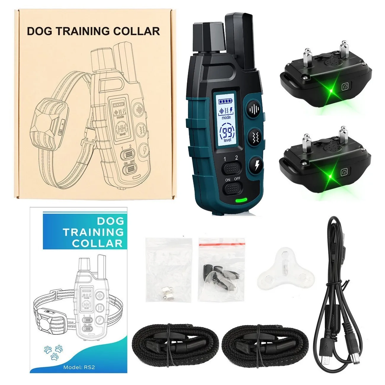 1000M Remote Pet Dog Training Collar IP67 Waterproof Shock Vibration Rechargeable Collar Pet Trainer Anti Bark Stop For 1000M Remote Pet Dog Training Collar IP67 Waterproof Shock Vibration Rechargeable Collar Pet Trainer Anti Bark Stop For