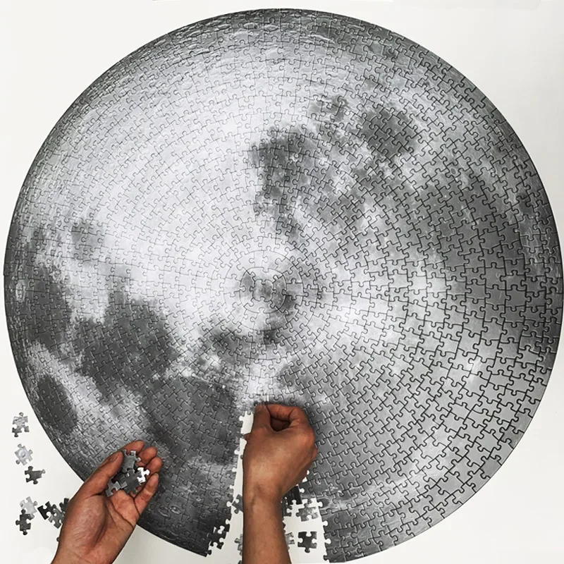 1000pcs Giant Space Moon Earth Puzzle Matte Surface Dustproof Adult Puzzle Starry Sky Plane Puzzle Wall Decoration Gift 1000pcs Giant Space Moon Earth Puzzle Matte Surface Dustproof Adult Puzzle Starry Sky Plane Puzzle Wall Decoration Gift