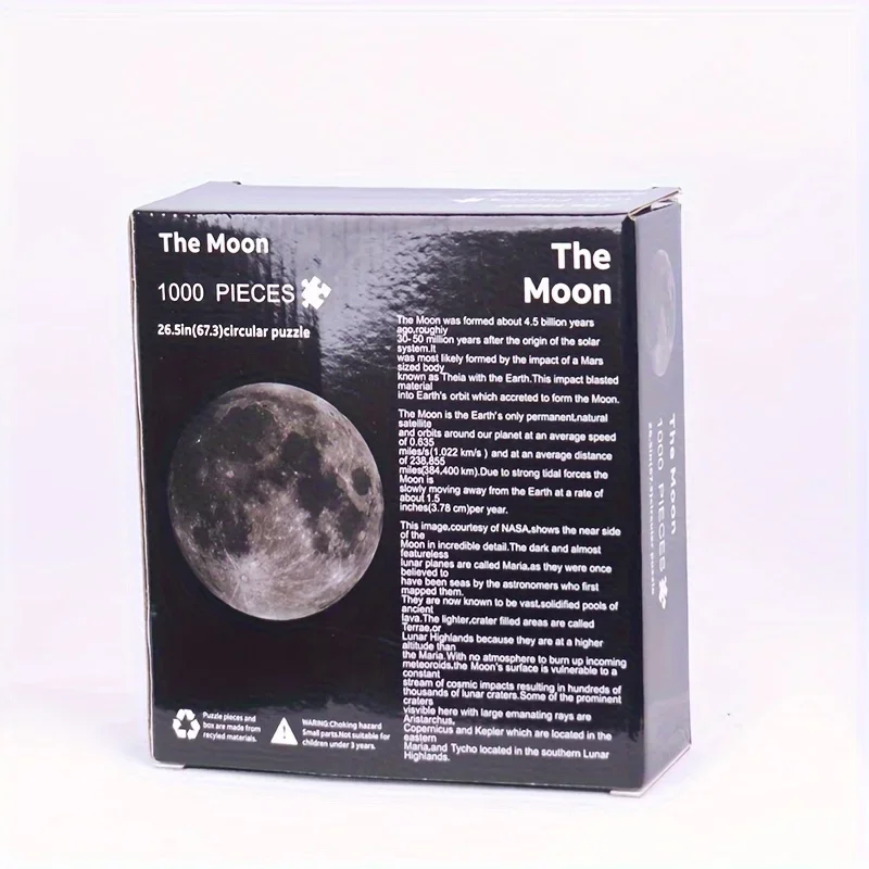 1000pcs Giant Space Moon Earth Puzzle Matte Surface Dustproof Adult Puzzle Starry Sky Plane Puzzle Wall Decoration Gift 1000pcs Giant Space Moon Earth Puzzle Matte Surface Dustproof Adult Puzzle Starry Sky Plane Puzzle Wall Decoration Gift