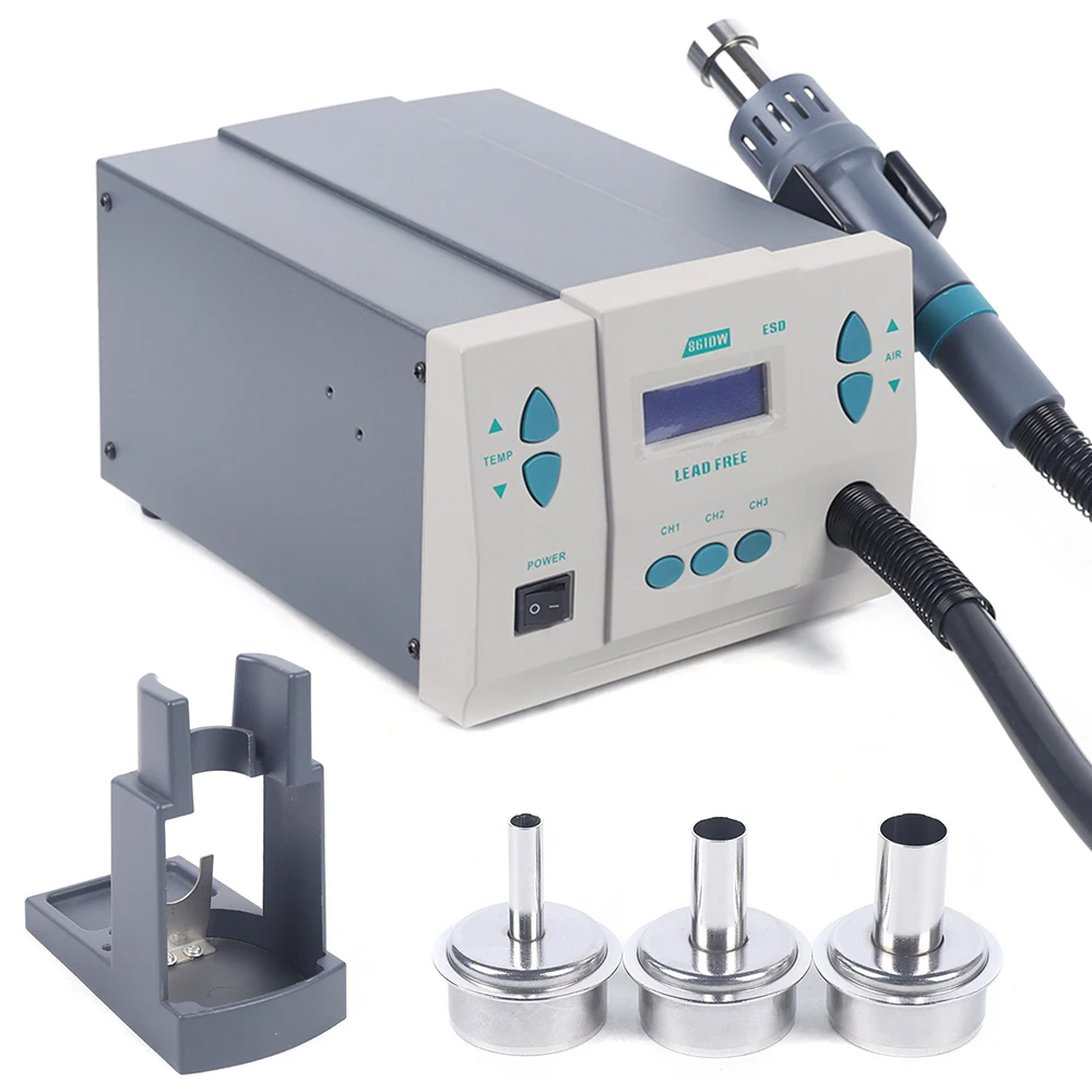 1000W Soldering Hot Air Heat Gun Hot Digital Display Air Rework Station Digital Display Quick Station 861DW Ac 110V 1000W Soldering Hot Air Heat Gun Hot Digital Display Air Rework Station Digital Display Quick Station 861DW Ac 110V